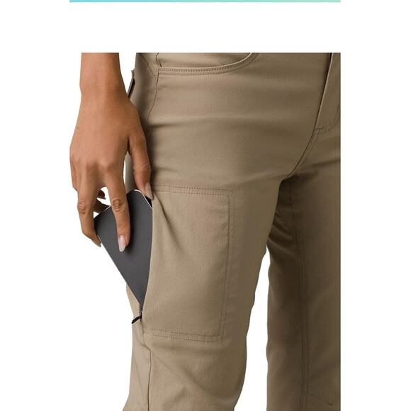 prAna Halle Convertible Pants Size 6 Low-Rise Bootcut Capris EUC - Picture 16 of 16